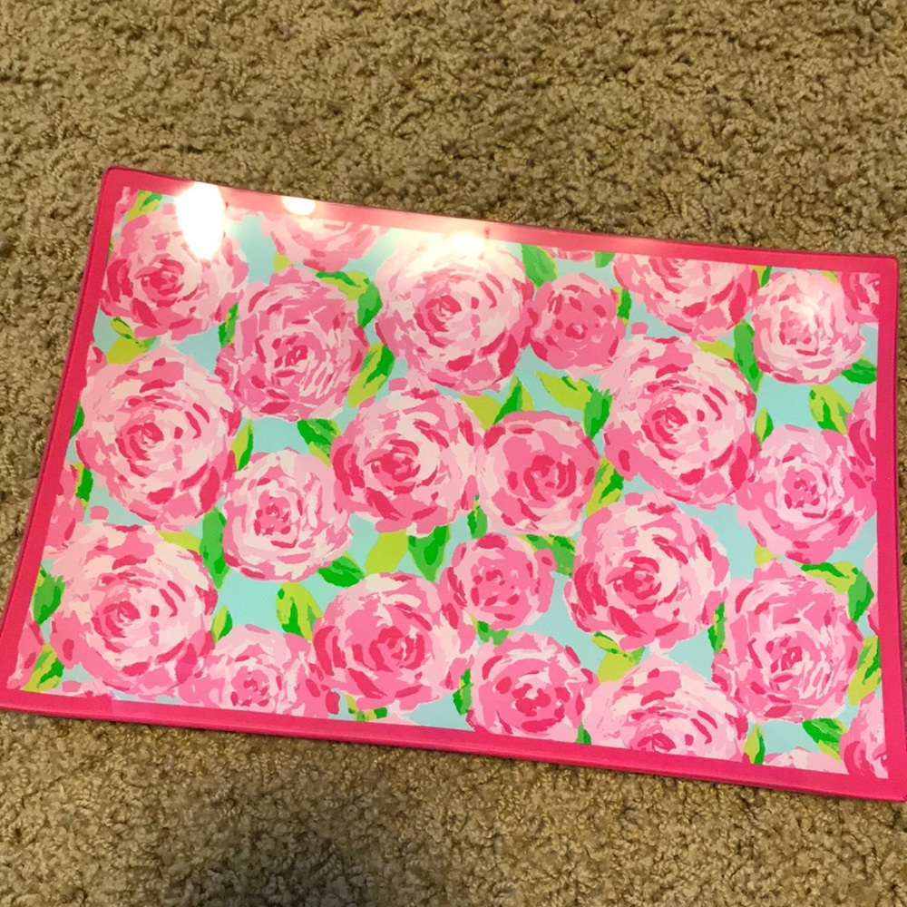 Lilly Pulitzer Glass Catch-All tray 💐